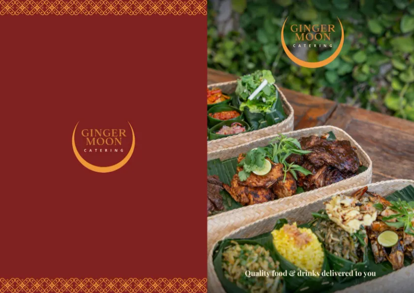 Ginger Moon Catering Menu Catalogue